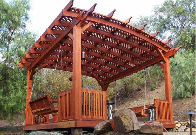 Custom Wooden Pergola