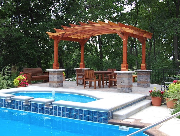 Arched Open Sky Pergola