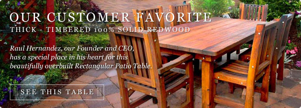 outdoor tables