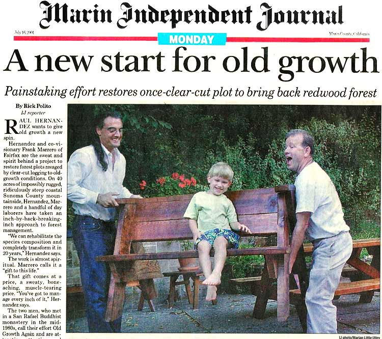 Marin Independent Journal, July 25, 2001: p1a