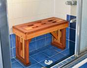 Lighthouse Shower Benches