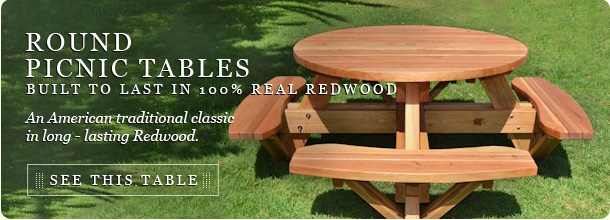 Round Picnic Tables