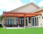 Attached Garden Pergolas