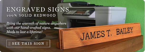 Engraved Signs