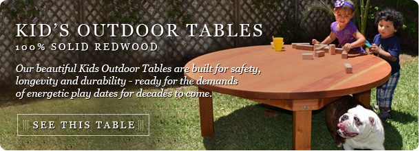 Kid's Outdoor Tables