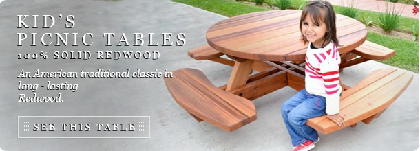 Kid's Picnic Tables