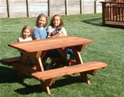 Kid's Rectangular Picnic Tables