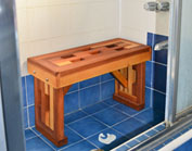Lighthouse Shower Benches