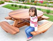 Kid's Round Picnic Tables