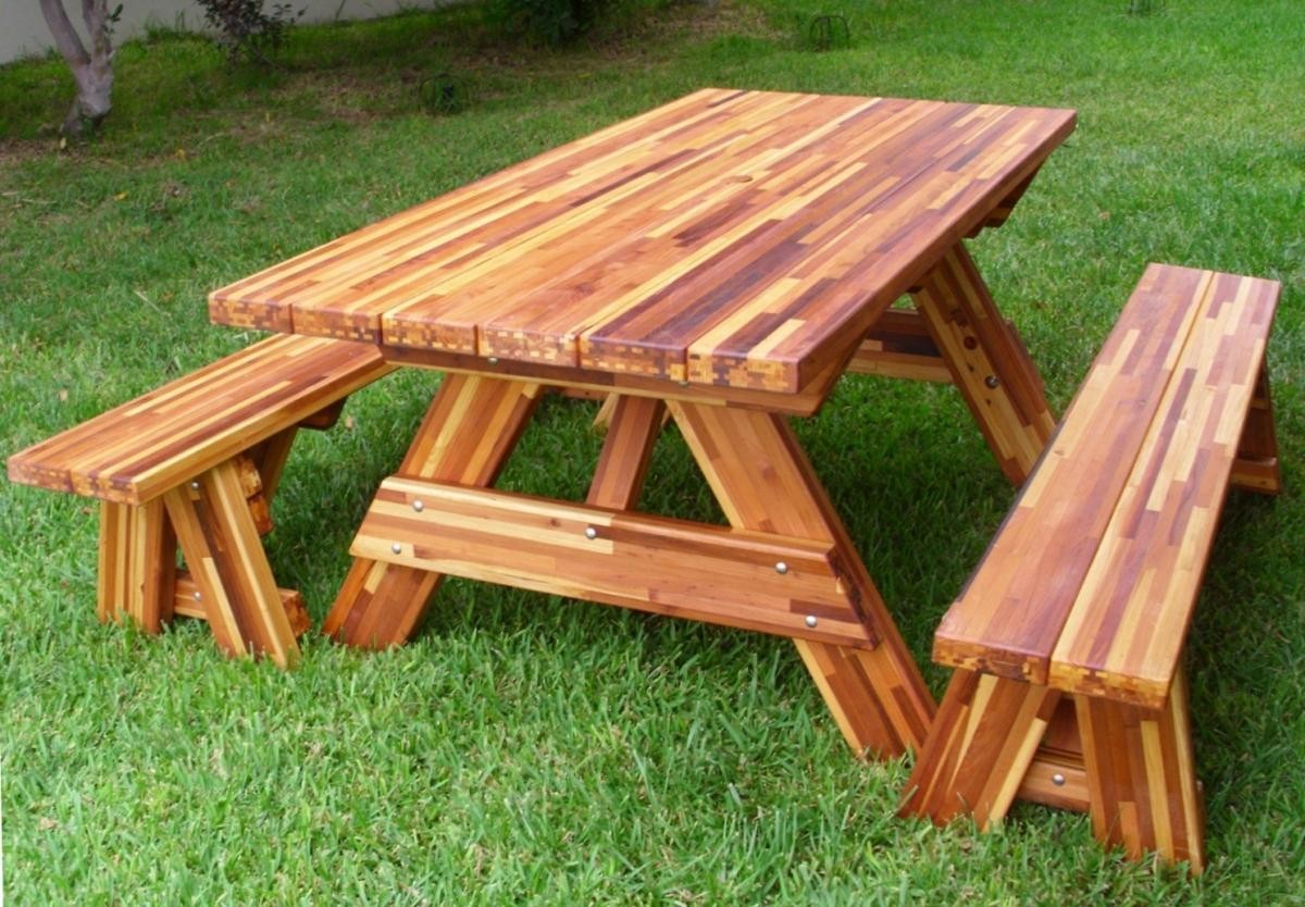 Forever Wood Picnic Tables, Built to Last Decades | Forever Redwood