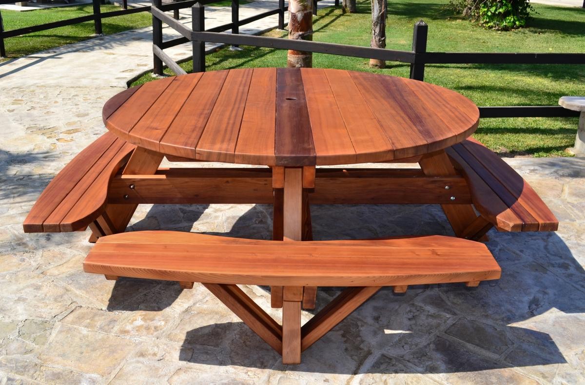Round Picnic Table Plans