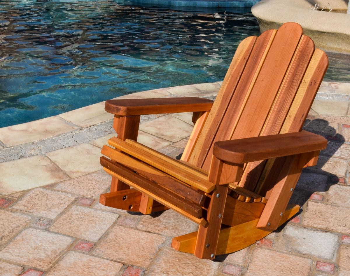 Adirondack Rocking Chair Adirondack Chairs Forever Redwood
