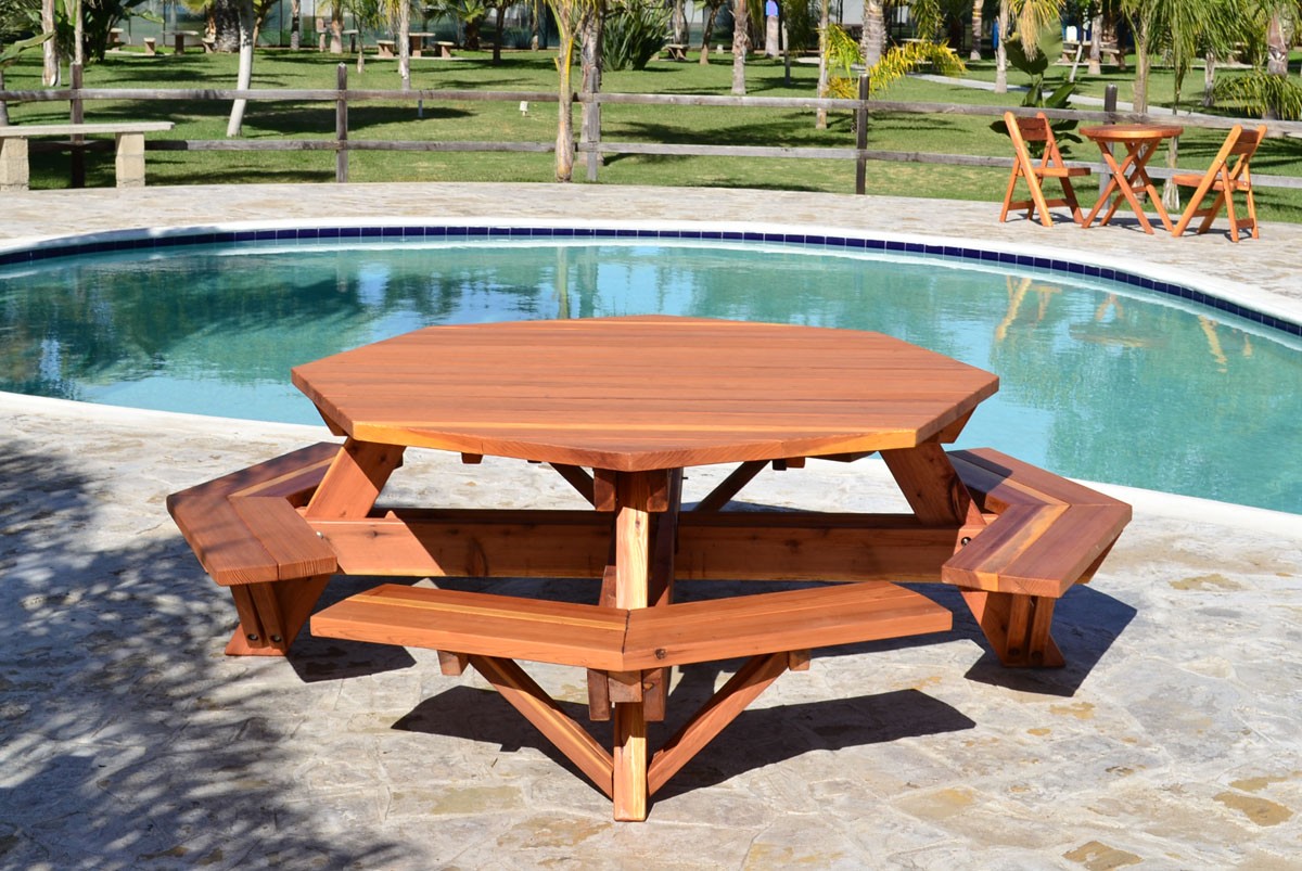 Octagonal Picnic Tables