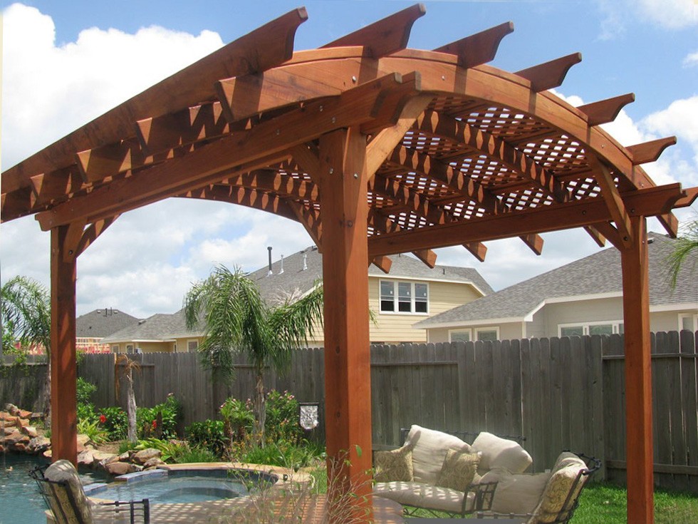 ForeverRedwood builds Arched Pergolas: An wide range of Arched
