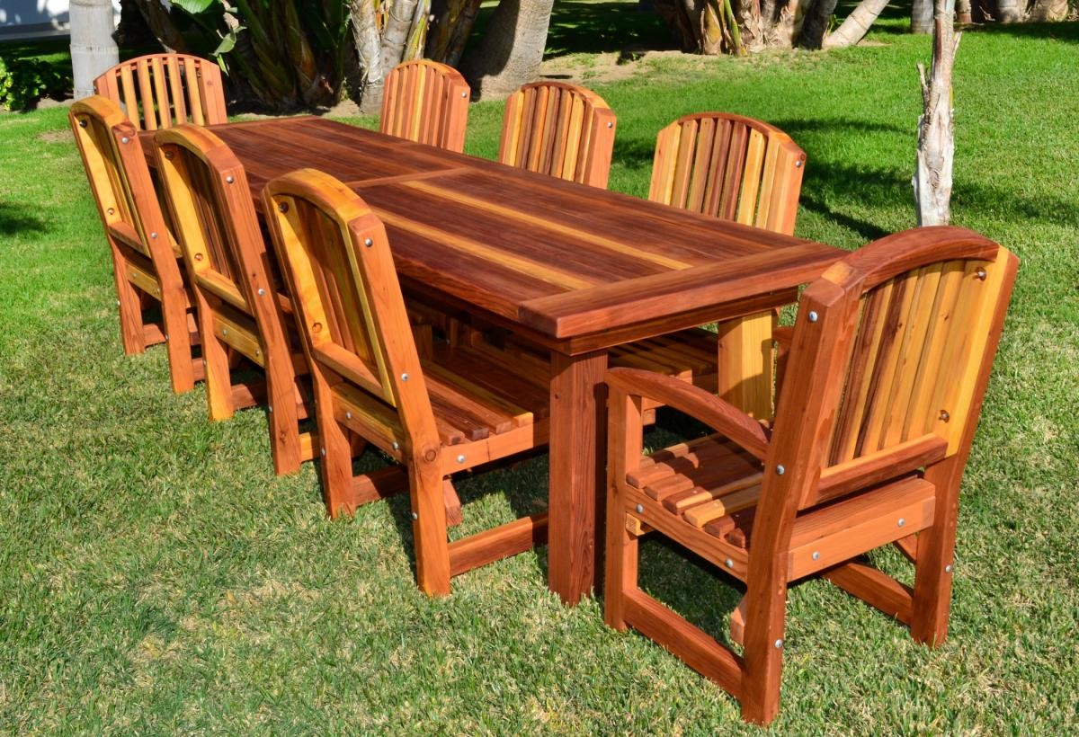 Redwood Patio Table Plans