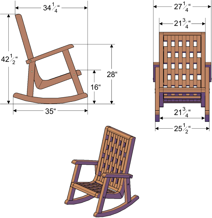 Lighthouse Rocking Chair Dimensions Images - Frompo