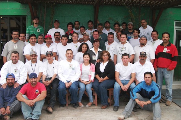 Forever Redwood employees at our Ensenada workshop
