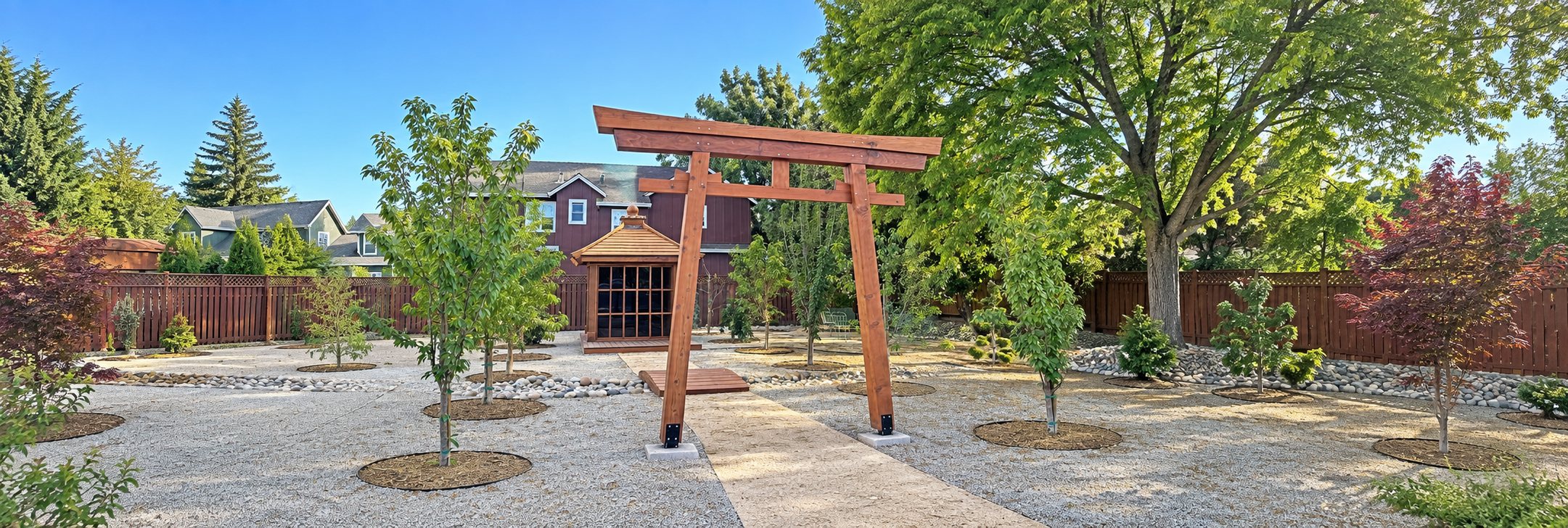 Forever Redwood Torii Gate