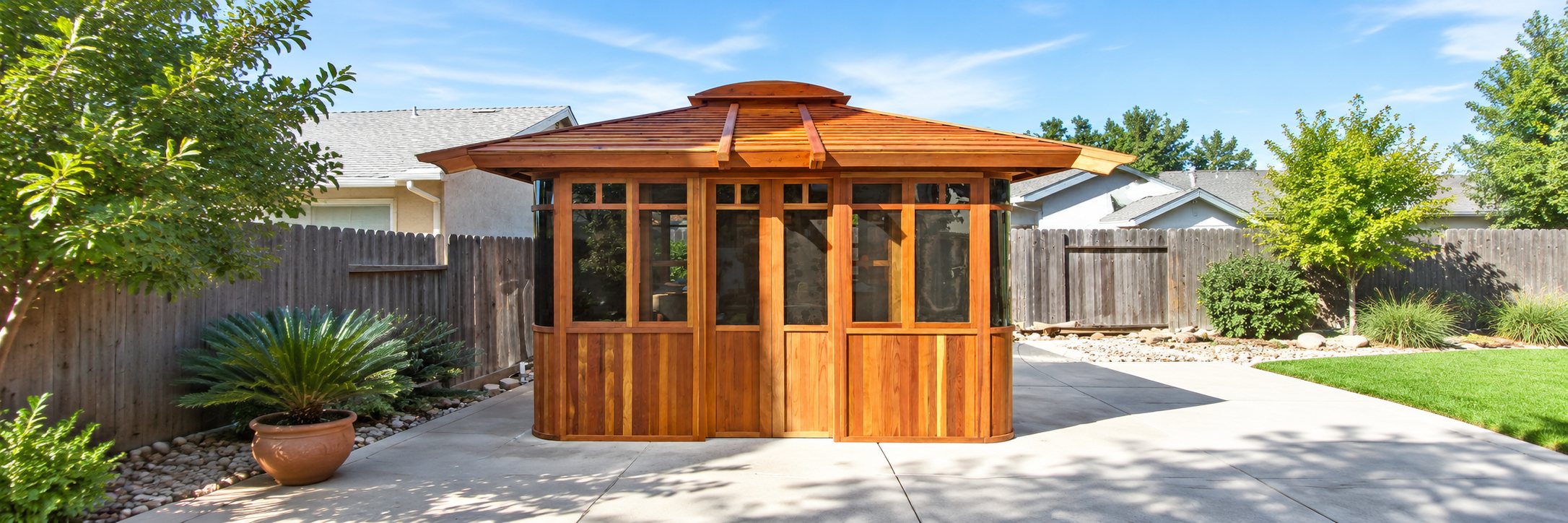 DIY Wood Gazebo