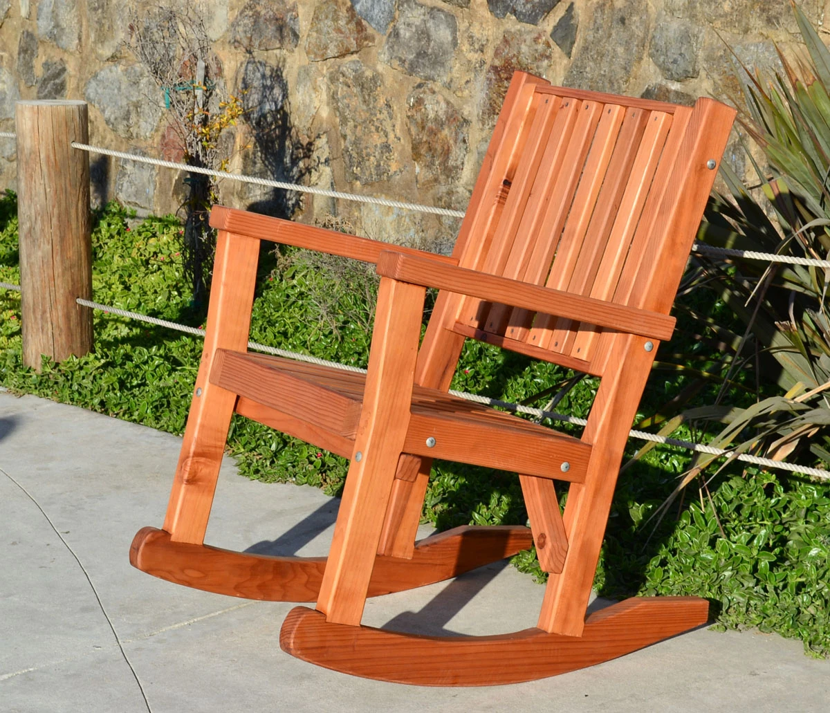 Massive Wooden Rocking Chair