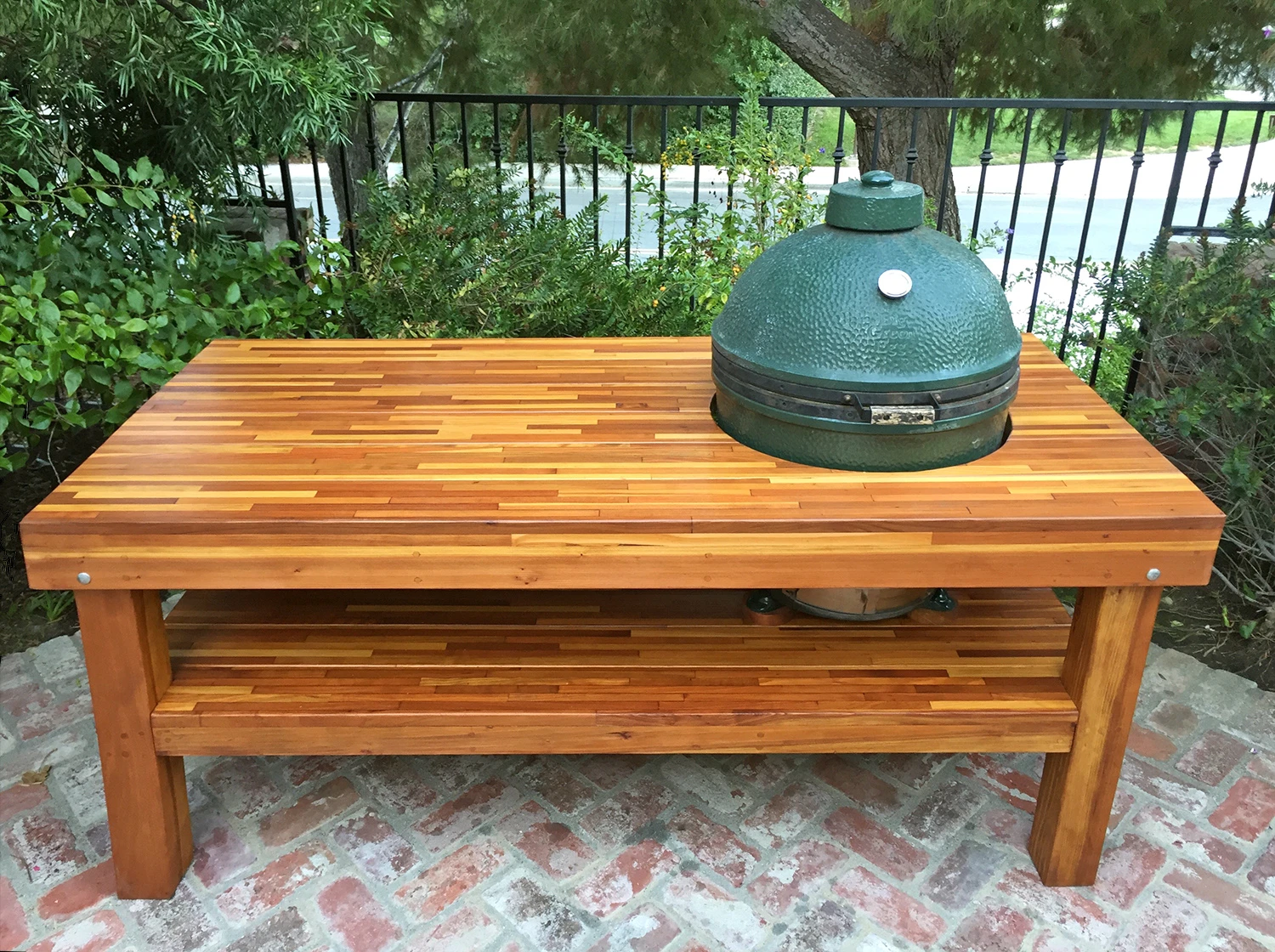 Outdoor Table With Built In Grill