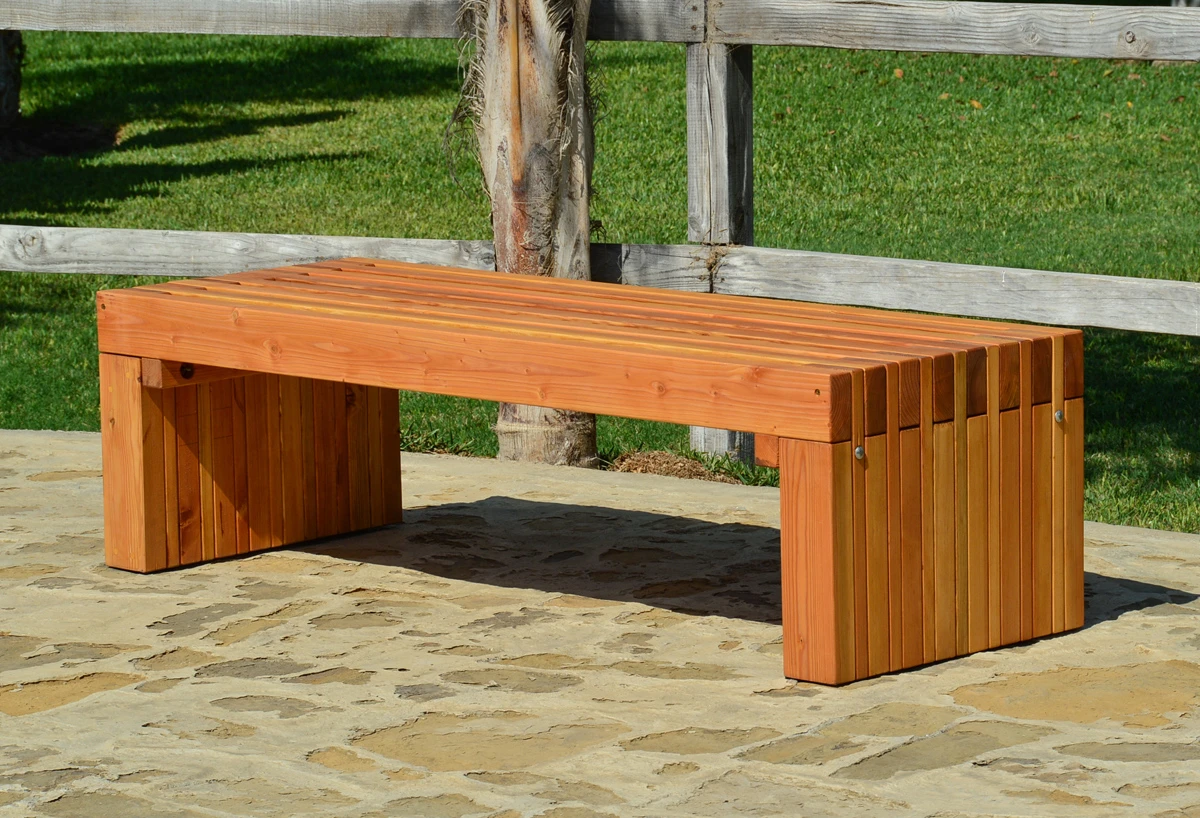 San Diego Portside Wooden Bench