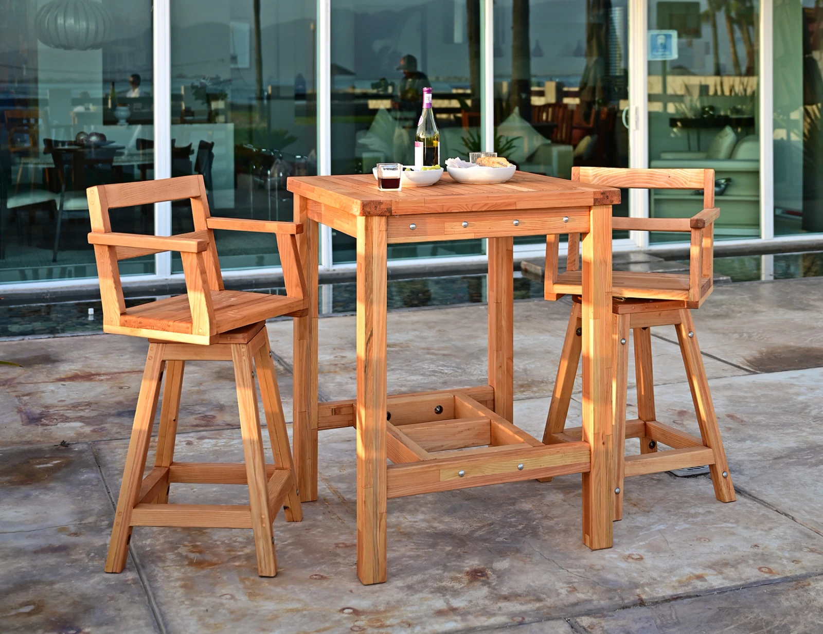 Terrace Wood Cocktail Table