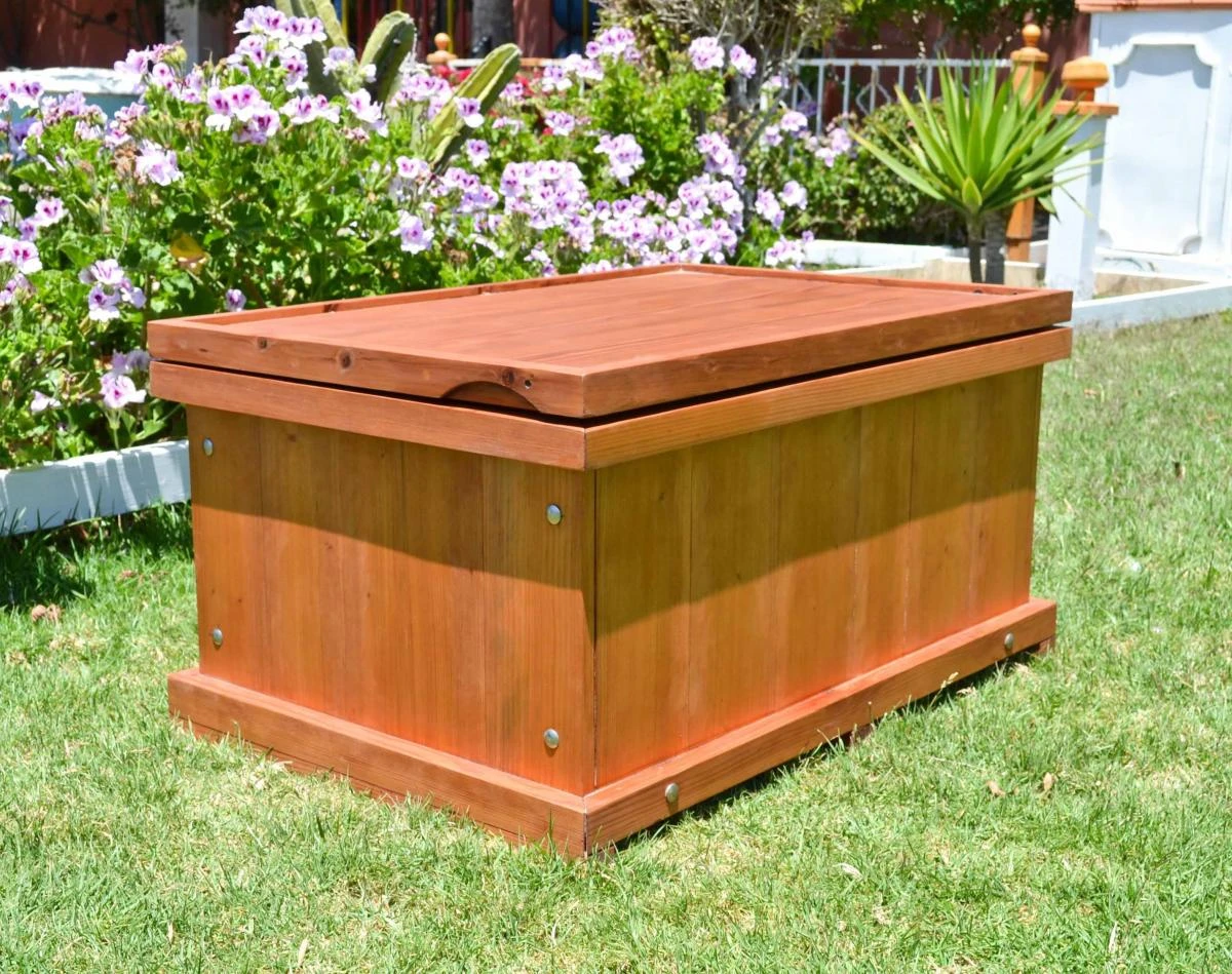 Traditional Wooden Storage Bench