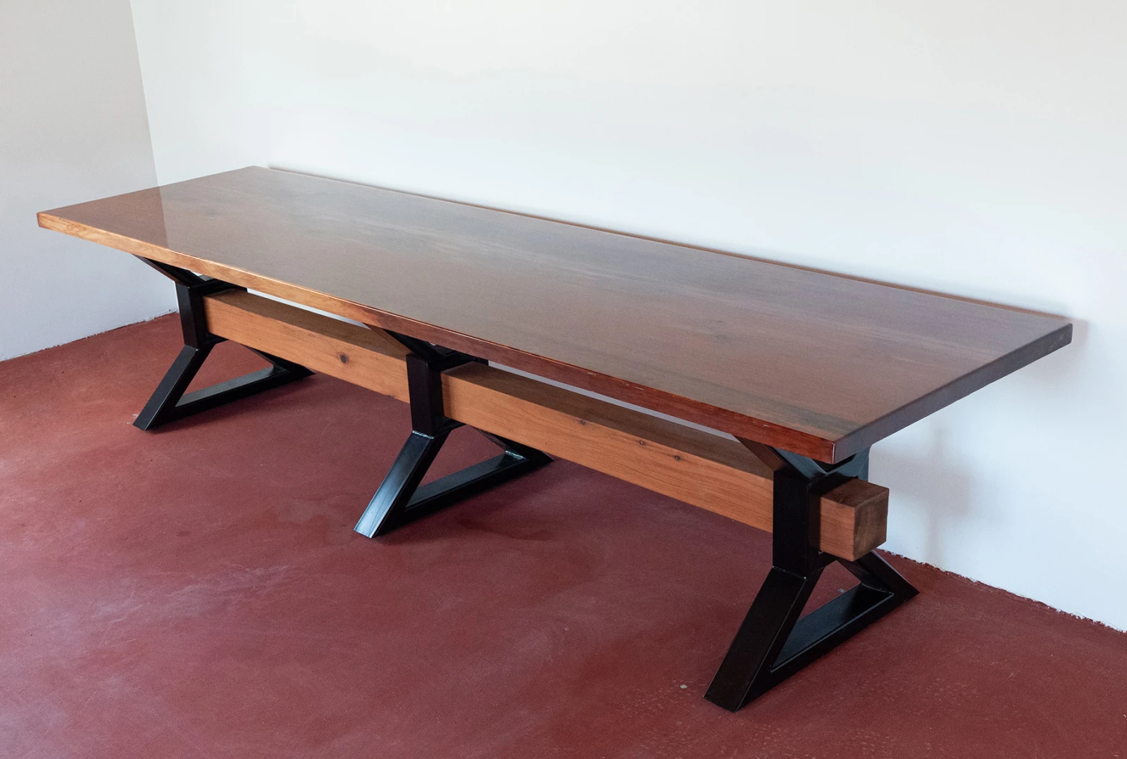 Ancient Redwood Epoxy Finish Slab Table