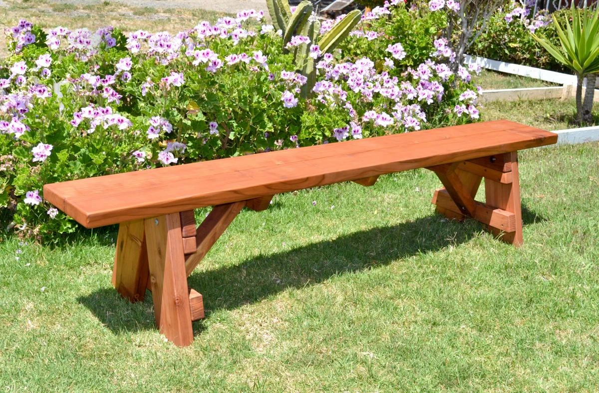 Classic Wooden Picnic Bench