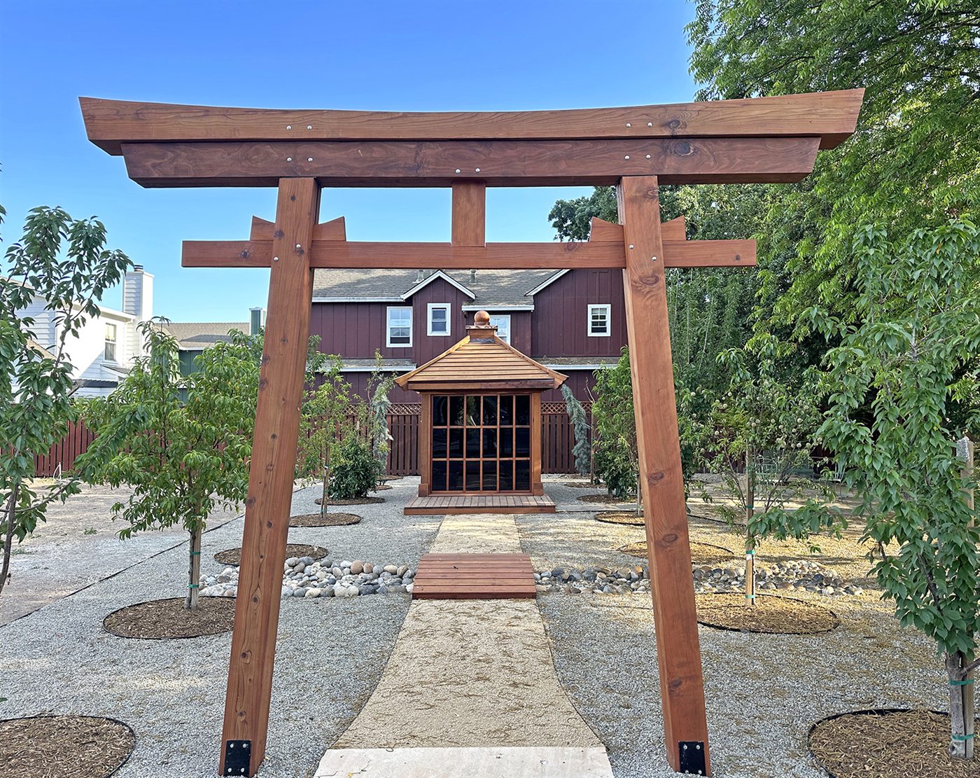 Forever Redwood Torii Gate