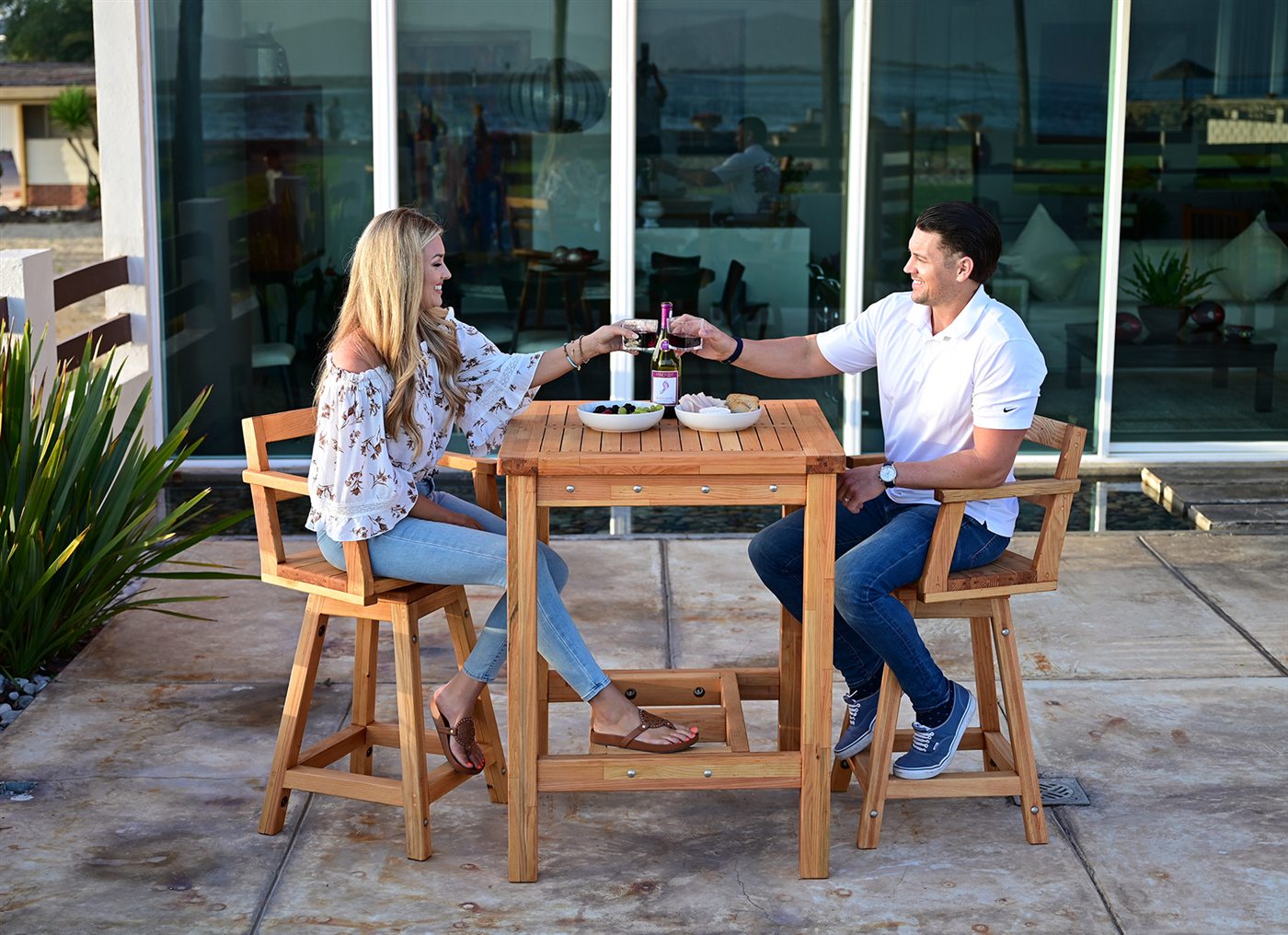 Terrace Wood Cocktail Table