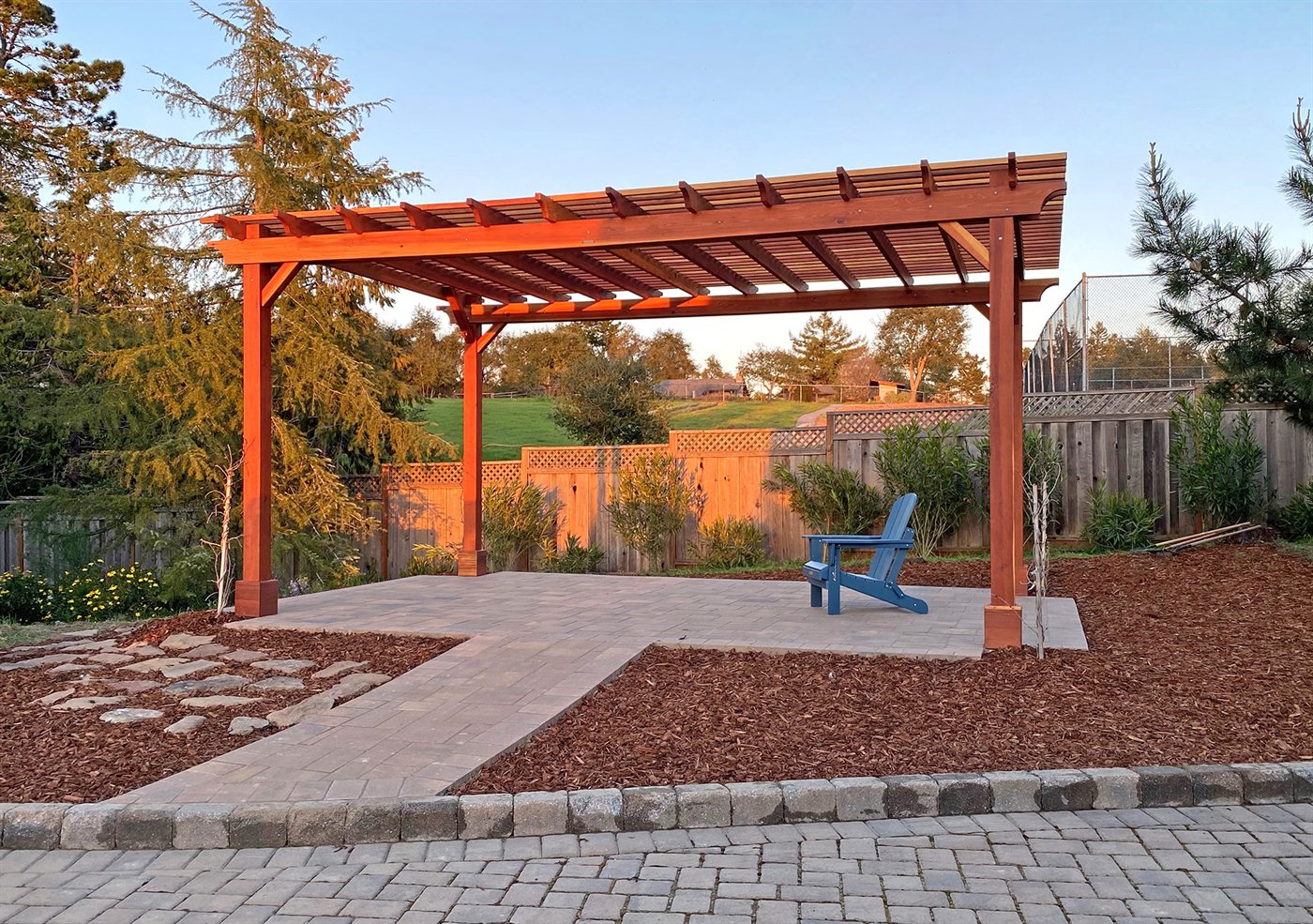 Traditional Wooden Garden Pergola