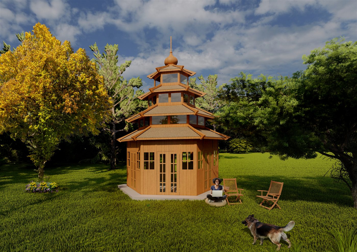 Skyline Sanctuary Pagoda