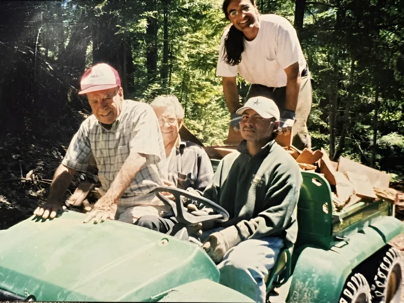 Raul and the Forever Redwood crew at work restoring the forest