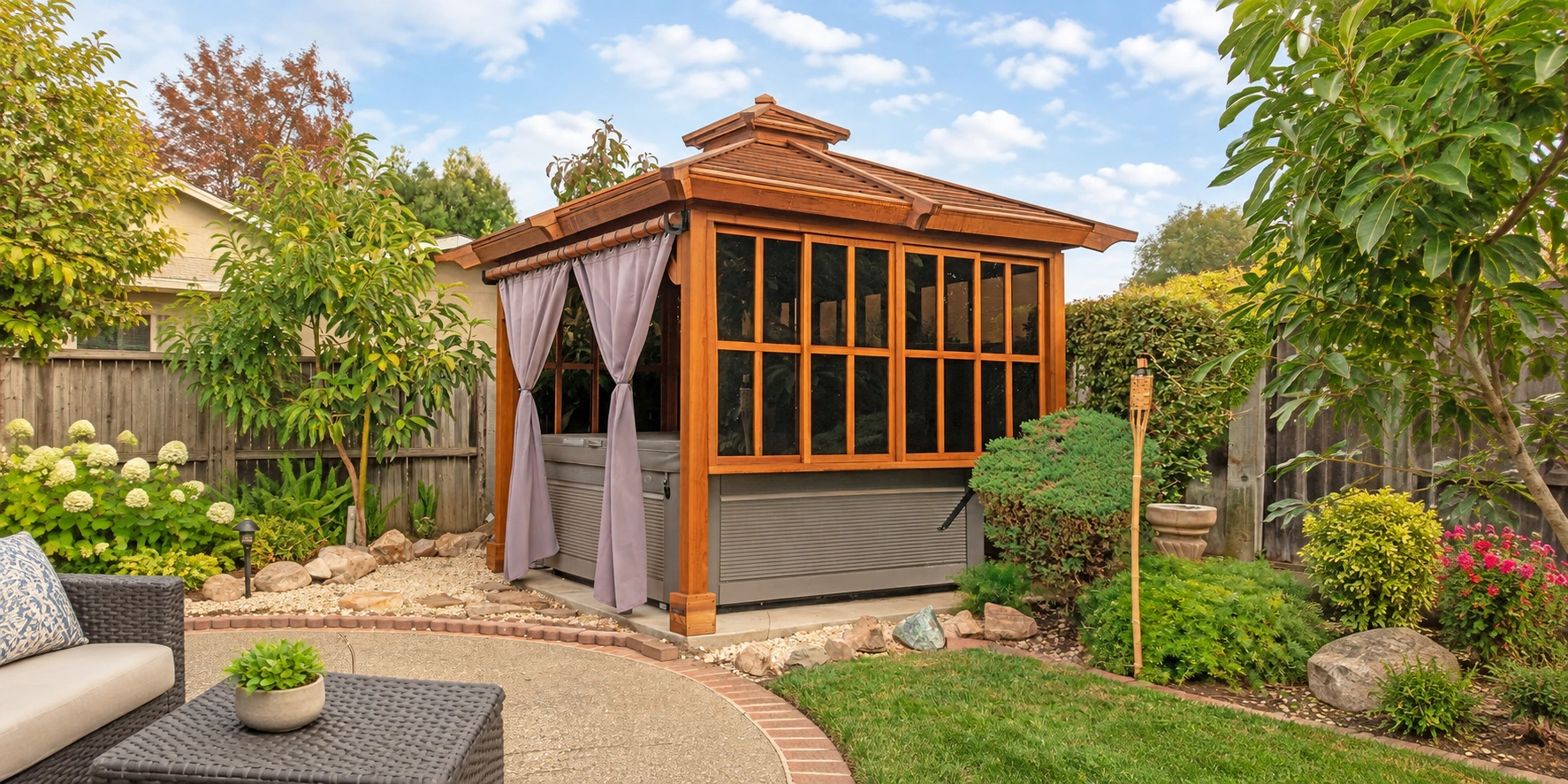 Hot Tub Enclosure Kits / Hot Tub Pavilion