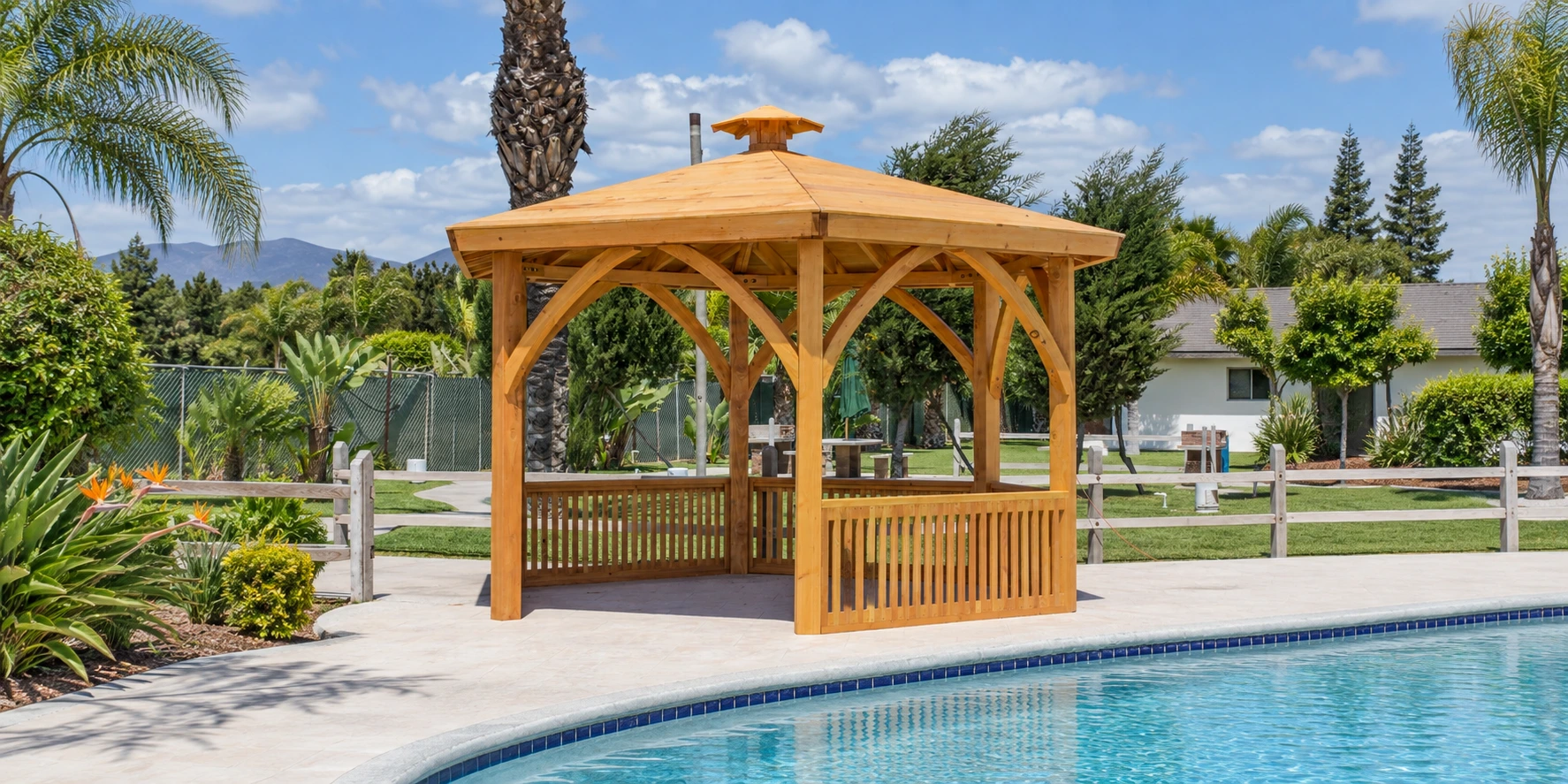 Hexagonal Park Pavilion