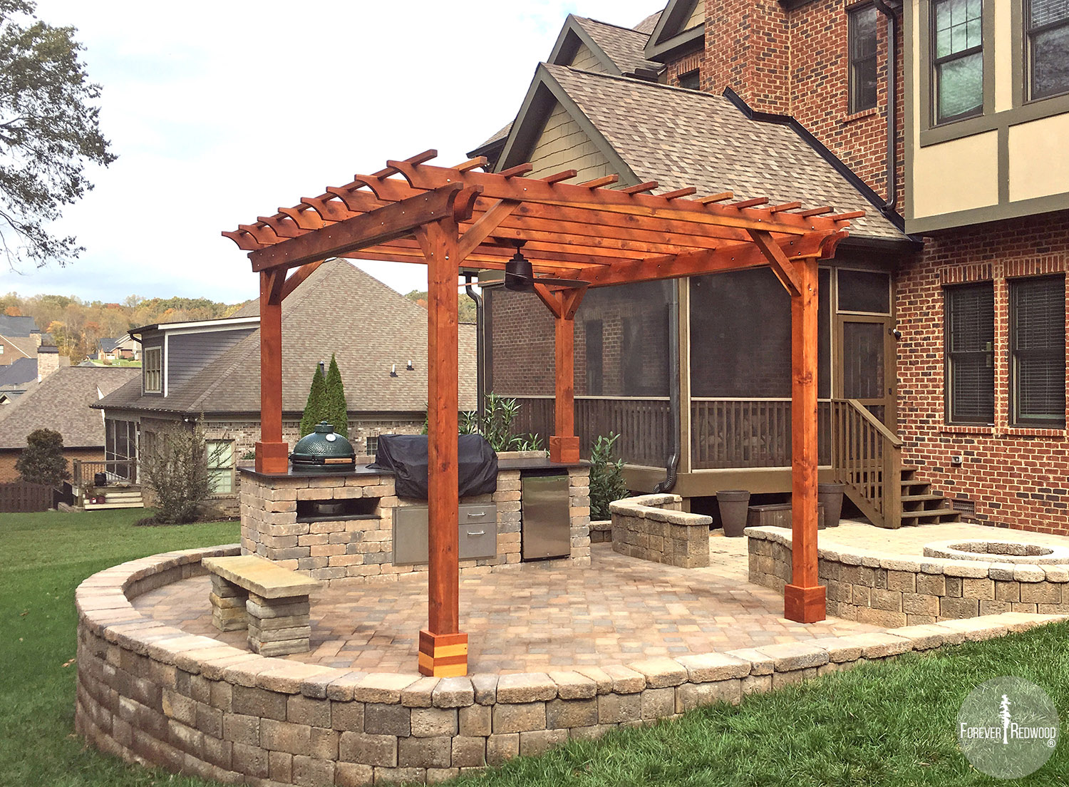 The Traditional Wooden Garden Pergola