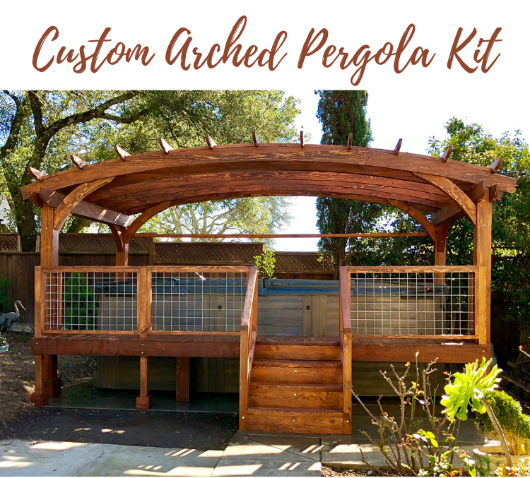 Custom Arched Pergola