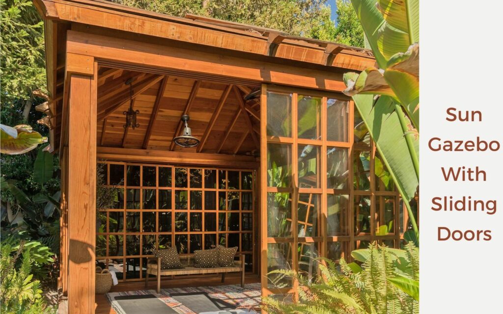 Sun Gazebo With Sliding Doors Exterior