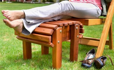 Adirondack Flat Ottoman