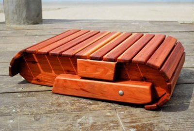 Adirondack Folding Wooden Ottoman