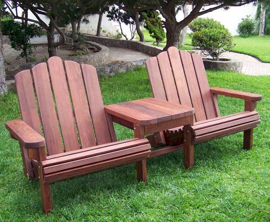 Adirondack Vignette Settee (Options: Extra Wide, Old-Growth Redwood, Rounded Corners, No Umbrella Hole, Standard Seat Depth, No Cushion, No Ottoman, Cherry Stain) Adirondack Vignette Settee (Options: Extra Wide, Old-Growth Redwood, Rounded Corners, No Umbrella Hole, Standard Seat Depth, No Cushion, No Ottoman, Cherry Stain)