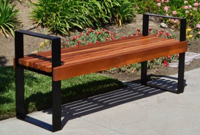 Alameda Wooden Bench