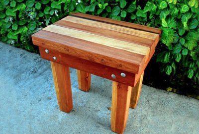 Ashley's Multi Colored Wood Table