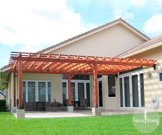 Pergola Kits Attached To House Attached Garden Pergolas