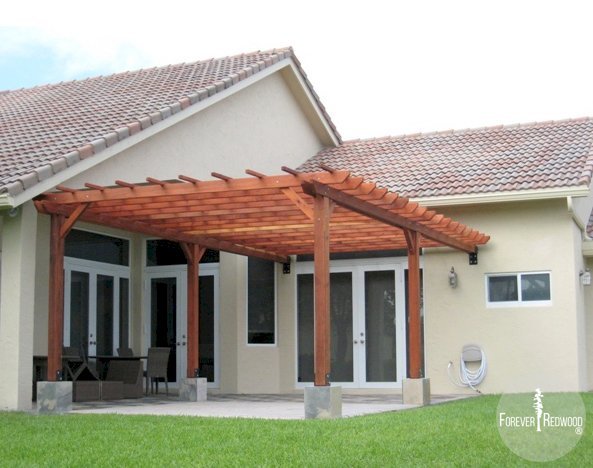 Pergola Kits Attached To House Attached Garden Pergolas