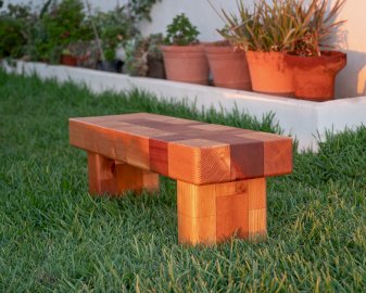 Barney & Betty's Favorite Garden Bench