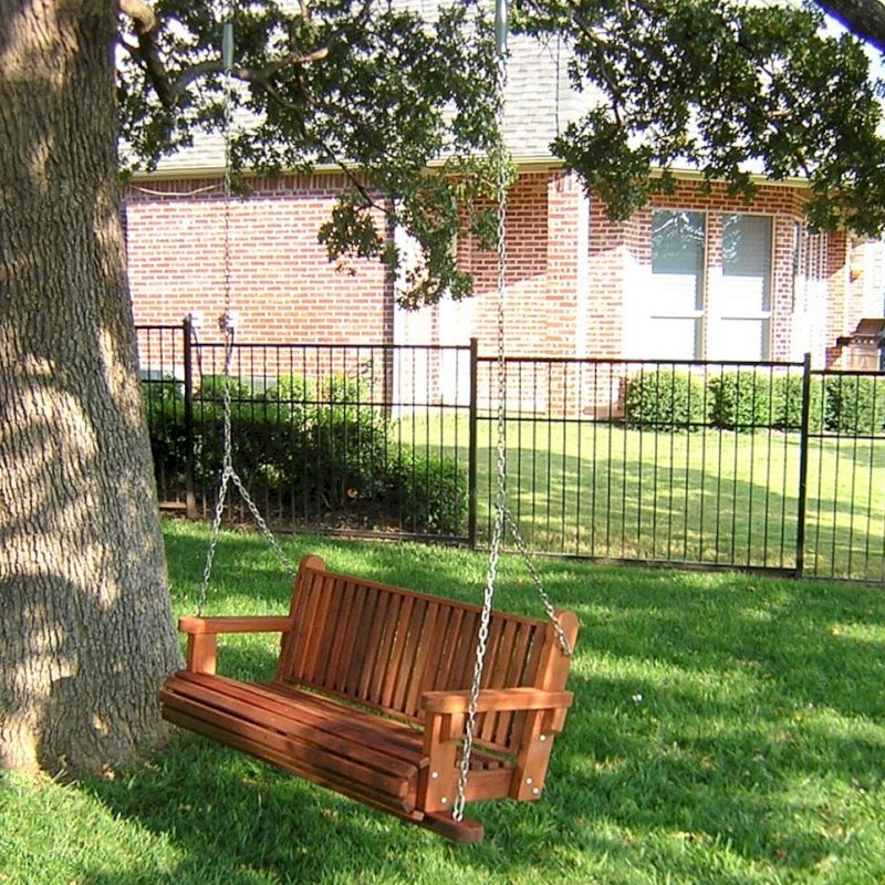 Bench Swings Seats Only Built To Last Decades Forever Redwood