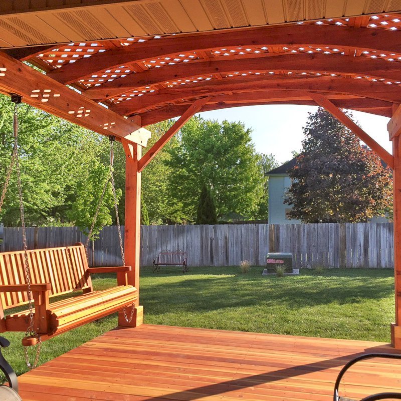 Dcan Deck And Swing Go In Before Rough Grade Completed